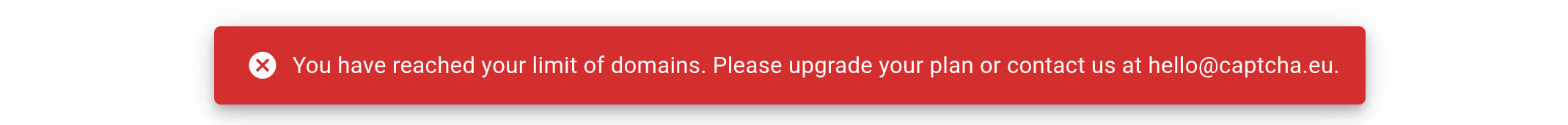 Captcha EU error
