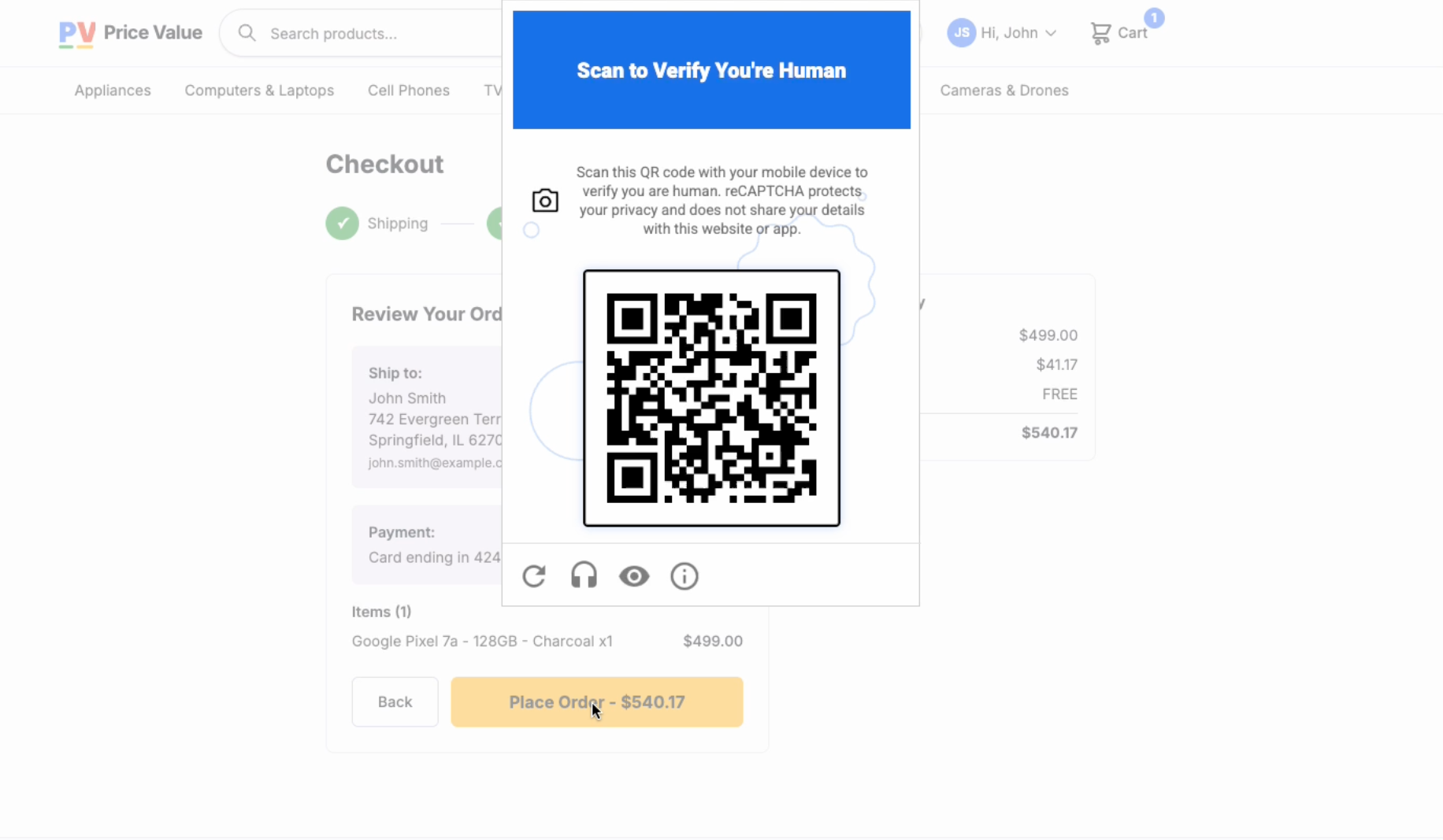 QR Captcha