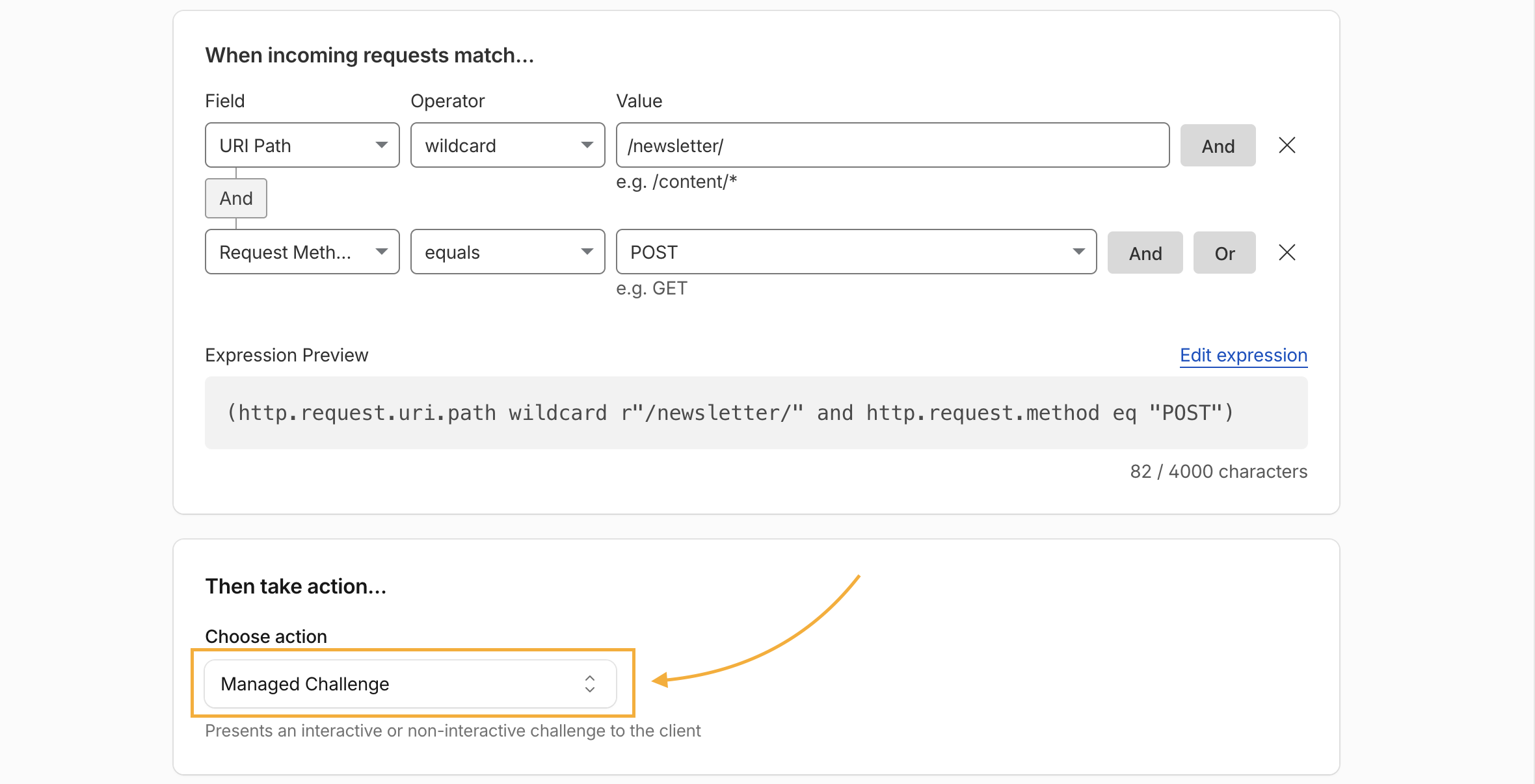 CloudFlare managed rule